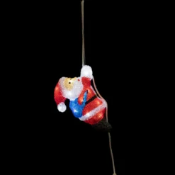 FORME ACRYLIQUE EXTERIEUR GRIMPEUR 20LEDS H.24CM