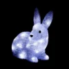 FORME ACRYLIQUE EXTERIEUR LAPIN 30LEDS H.24CM