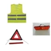 GILET SECURITE JAUNE KIT EN NYLON ET TRIANGLE