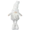 GNOME BLANC ARGENT DEBOUT 14X8X38CM