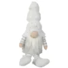 GNOME NOEL ASSIS BLANC ARGENTE H.58CM