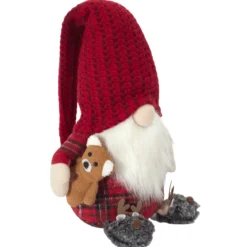 GNOME NOEL AVEC PANTOUFLES H.62CM