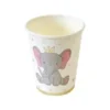 GOBELET CARTON ELEPHANT COURONNE 250ML X6 PIECES