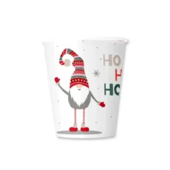 GOBELETS CARTON 25CL GREETING SEASON X6 PIECES