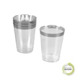 GOBELETS 30CL ARGENT X6 PIECES