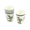 GOBELETS IMPRIMES NOEL DECOR CADEAUX 25CL X6 PIECES
