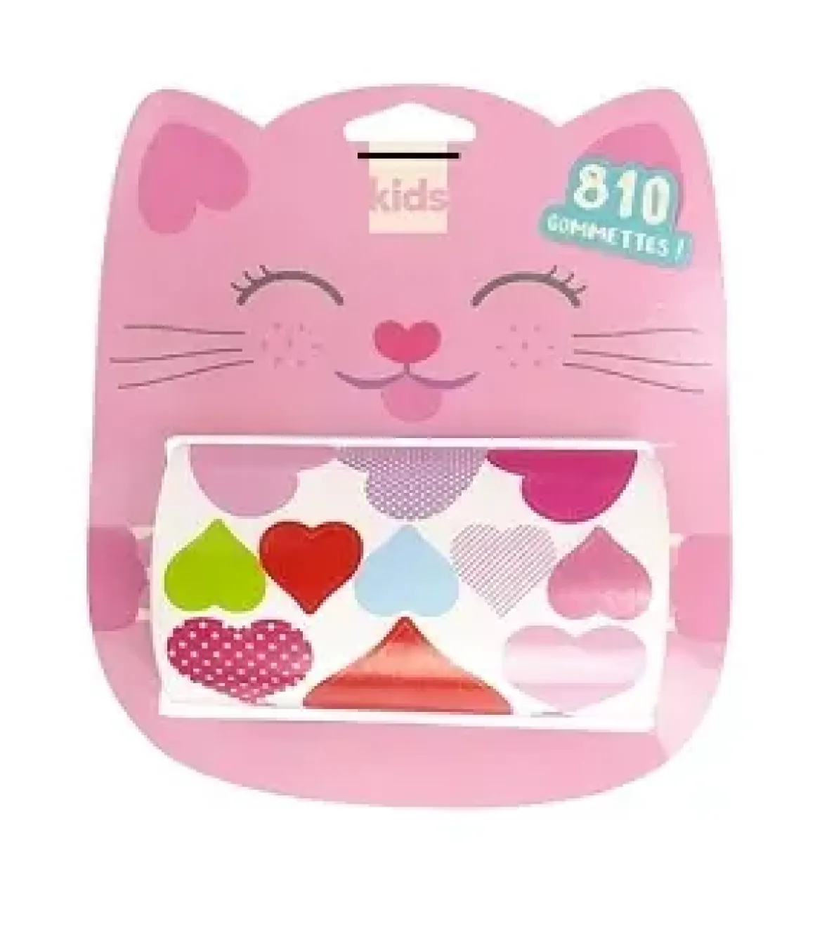 GOMMETTE EN ROULEAU COEUR 5M X810 PIECES