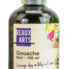 GOUACHE NOIRE BOUTEILLE DE 150 ML
