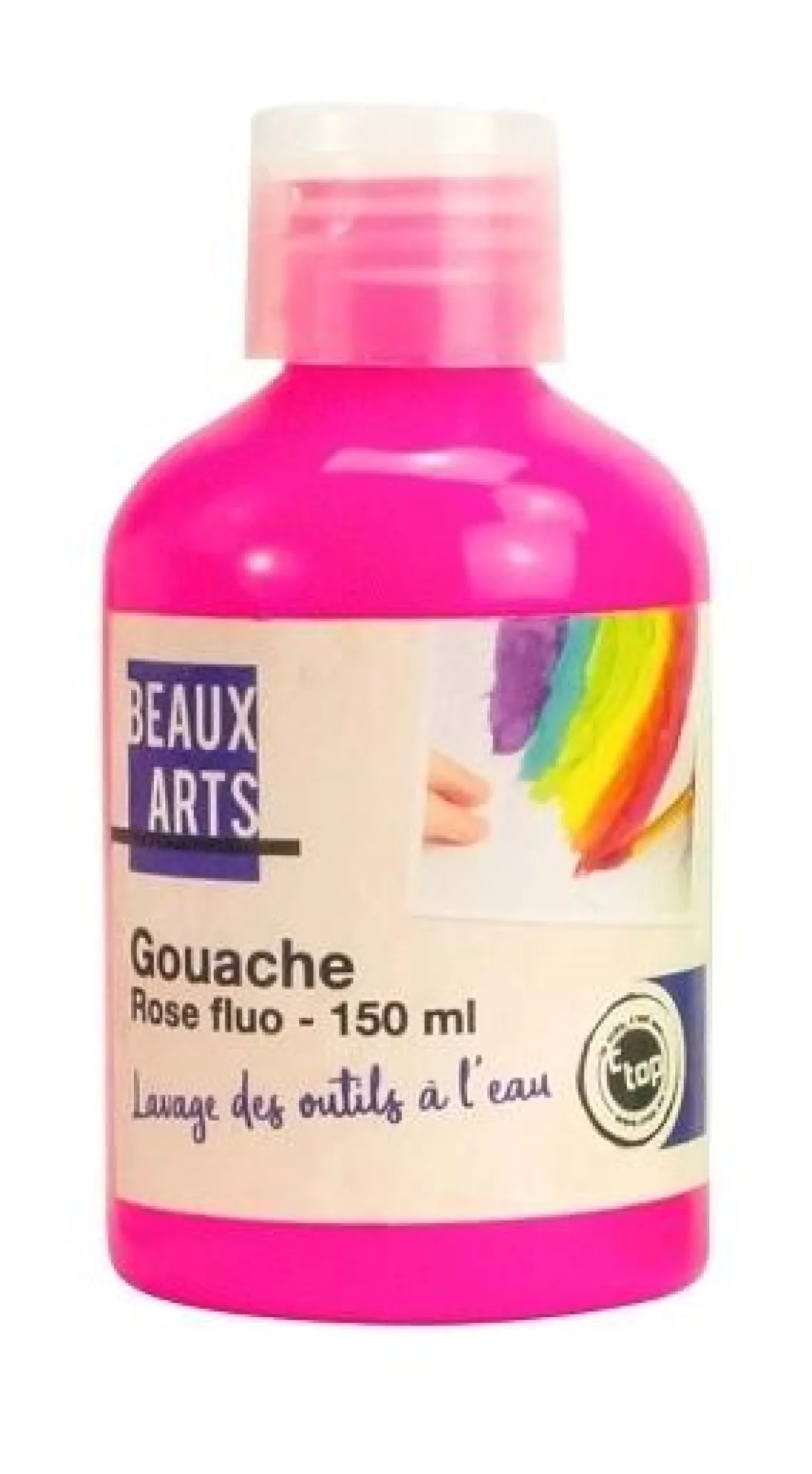 GOUACHE ROSE FLUO BOUTEILLE DE 150 ML