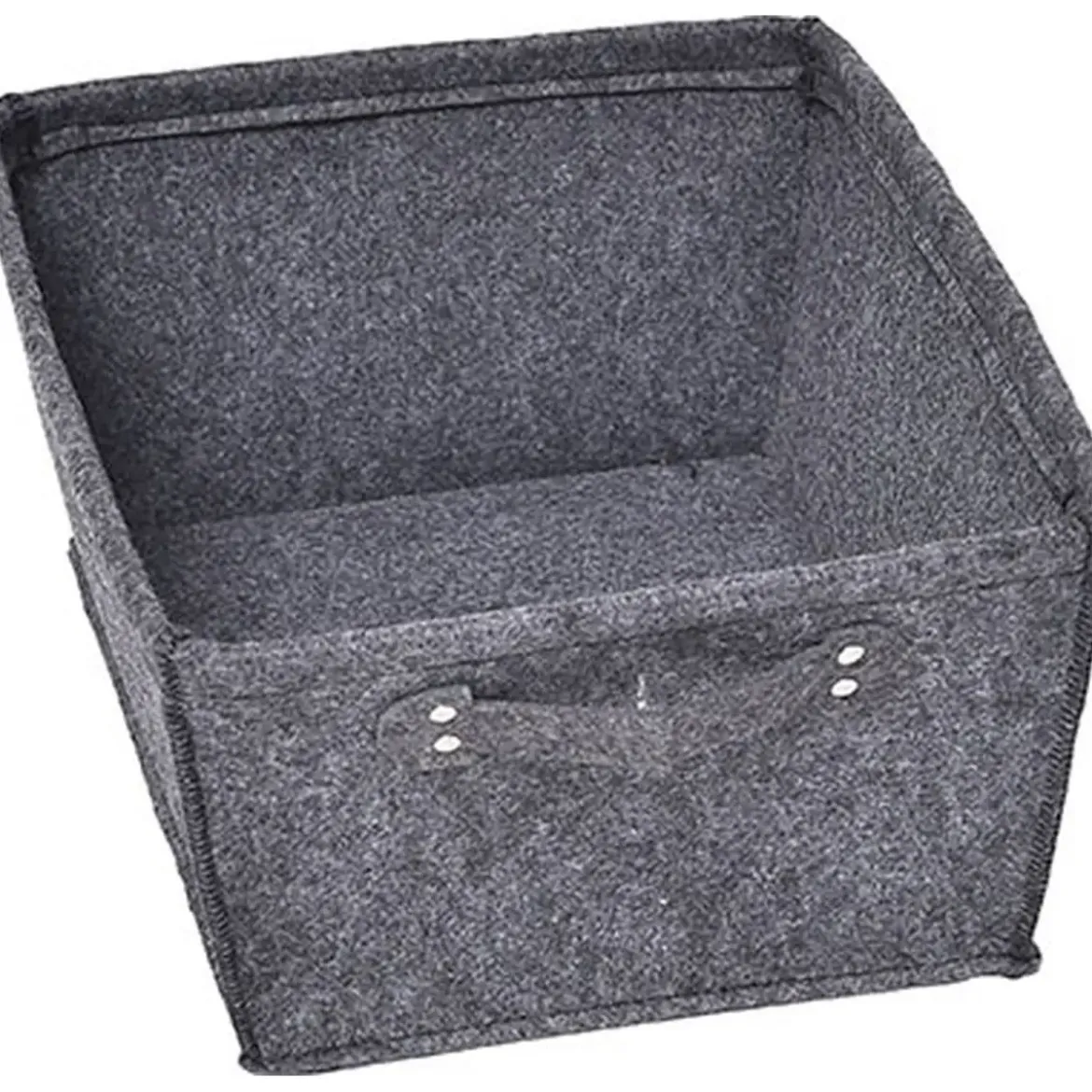 GRANDE PANIERE DRESSING EVASEE EN FEUTRINE AVEC UNE POIGNEE
