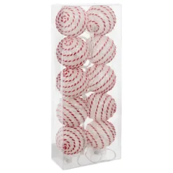 GUIRLANDE BOULE 10 LEDS BLANC CHAUD L.165CM
