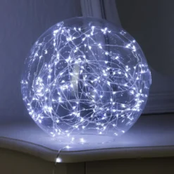 GUIRLANDE DECO INTERIEUR COPPER 40 LEDS A PILES BLANC FROID