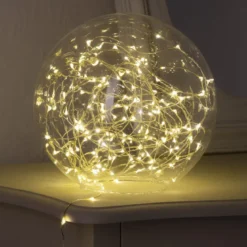 GUIRLANDE DECO INTERIEUR COPPER 40 LEDS A PILES BLANC CHAUD