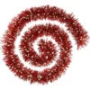 GUIRLANDE DE NOEL BOUCLETTE 100X7X2M ROUGE OR