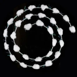 GUIRLANDE DE NOEL COTON MINI BOULES 2.50M