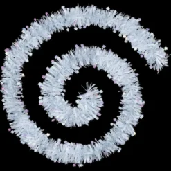 GUIRLANDE DE NOEL ETOILE LASER 100X6X2M BLANC