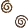 GUIRLANDE DE NOEL PASTILLE EMBOSSEE 100X4X2M BRONZE