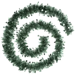 GUIRLANDE DE NOEL PASTILLE EMBOSSEE 100X4X2M OLIVE