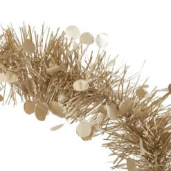 GUIRLANDE DE NOEL PASTILLE EMBOSSEE 100X4X2M NUDE