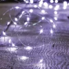 GUIRLANDE EXTERIEUR COPPER SOLAIRE 10M 100 LEDS BLANC FROID