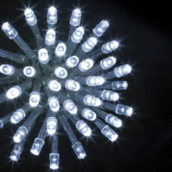 GUIRLANDE EXTERIEUR 10M 100LEDS BLANC FROID