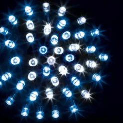 GUIRLANDE EXTERIEUR 20M 200LEDS BLANC FROID BLEU