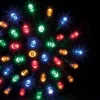 GUIRLANDE EXTERIEUR 10M 100LEDS MULTICOLORE FIL VERT