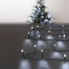 GUIRLANDE EXTERIEUR 20M 200 LEDS SOLAIRE BLANC FROID