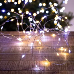 GUIRLANDE EXTERIEUR SOLAIRE 20 200 LEDS BLANC FROID ET CHAUD
