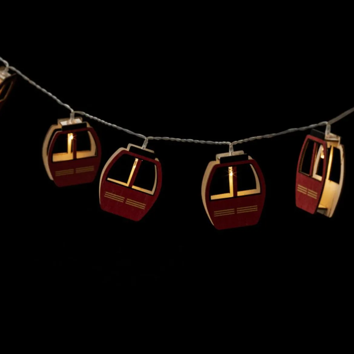 GUIRLANDE INTERIEUR 10 LEDS CABINE ROUGE