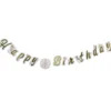 GUIRLANDE LETTRE HAPPY BIRTHDAY CARTON 2M PRINCESSE CHEVAL