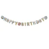GUIRLANDE LETTRE HAPPY BIRTHDAY PAPIER 2M RAINBOW