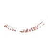 GUIRLANDE LETTRE JOYEUX ANNIVERSAIRE CARTON 1.9M ROSE GOLD