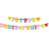 GUIRLANDE LETTRE PAPIER ANNIVERSAIRE COLORE 2.20M