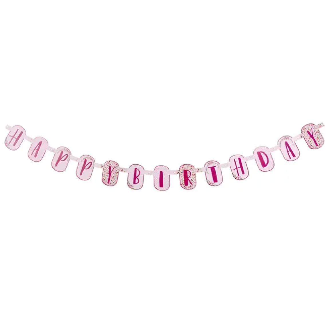 GUIRLANDE LETTRE PAPIER HAPPY BIRTHDAY 1.4M