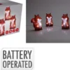 GUIRLANDE LUMINEUSE ECUREUILS ACRYLIQUES
