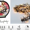GUIRLANDE MICRO CLUSTER 1250 LED 25M BLANC CHAUD IP44