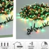 GUIRLANDE MICRO CLUSTER 560 LED 11M ROUGE VERT BLANC CHD SEC