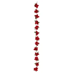 GUIRLANDE POINSETTIA 1.80M