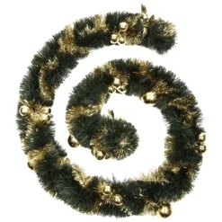 GUIRLANDE VERTE 100X5X2.7M BOULE DE NOEL OR XL