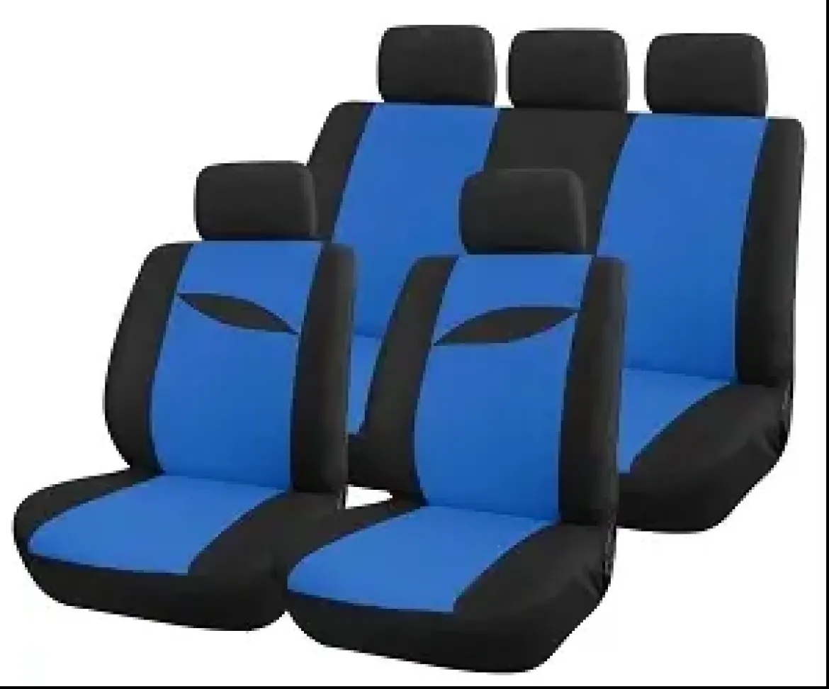 HOUSSE 9 PIECES AIRBAG BLEU SCENARIO