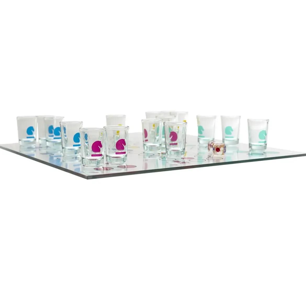JEU A BOIRE PETITS CHEVAUX VERRE