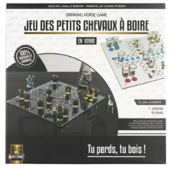 JEU A BOIRE PETITS CHEVAUX VERRE