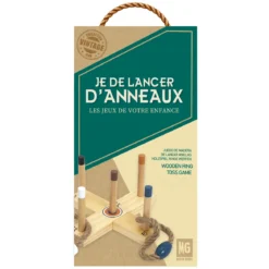 JEU BOIS LANCER ANNEAU