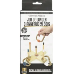 JEU BOIS LANCER ANNEAU