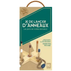 JEU BOIS LANCER ANNEAU