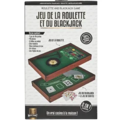 JEU CASINO 2 EN 1 BLACK JACK ET ROULETTE