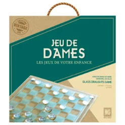JEU DAMES VERRE