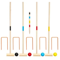 JEU DE CROQUET EN BOIS
