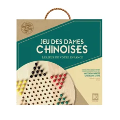 JEU DE DAMES CHINOISES EN BOIS